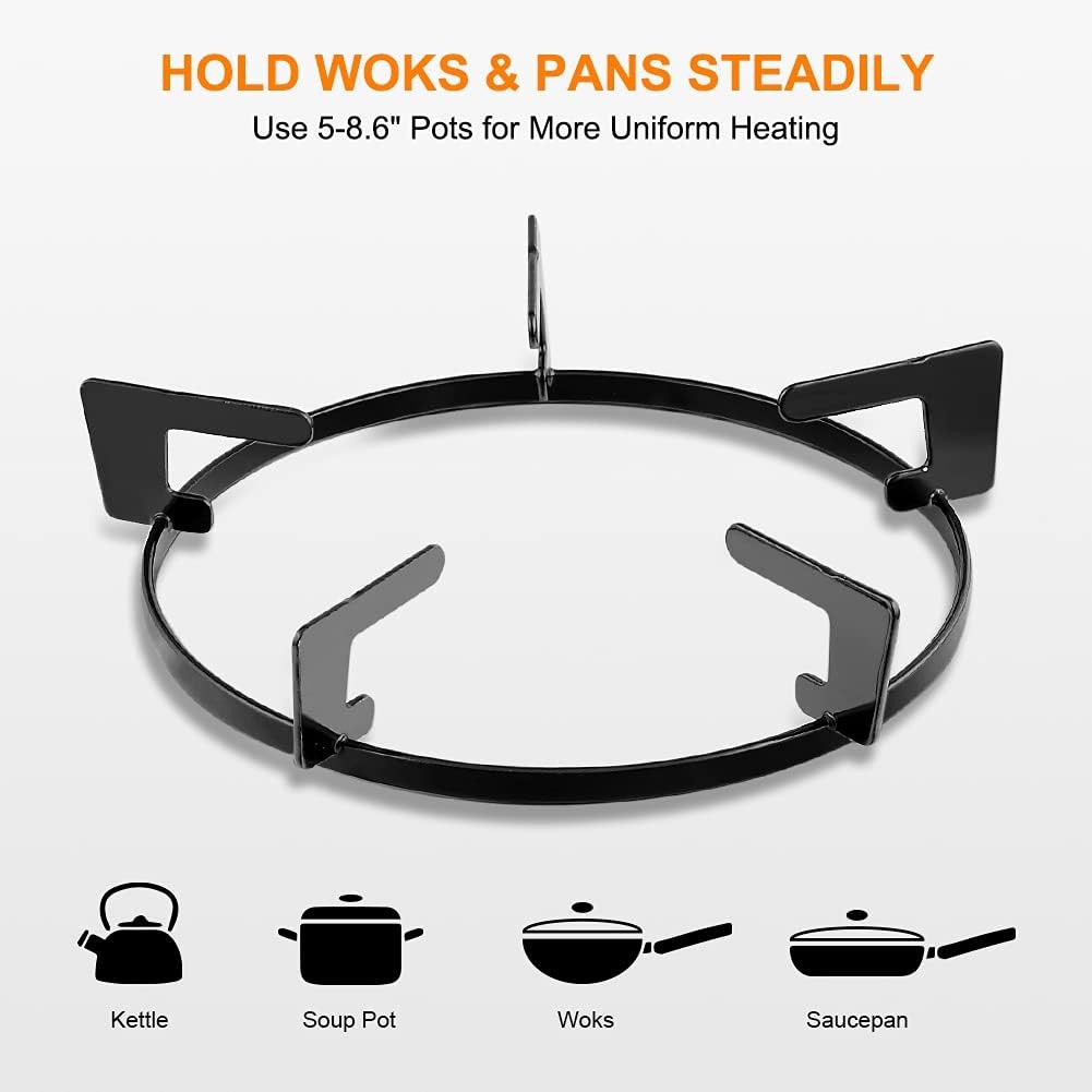 Portable Stainless Steel Propane Stove 9,800 BTU – Single Burner Gas Cooker