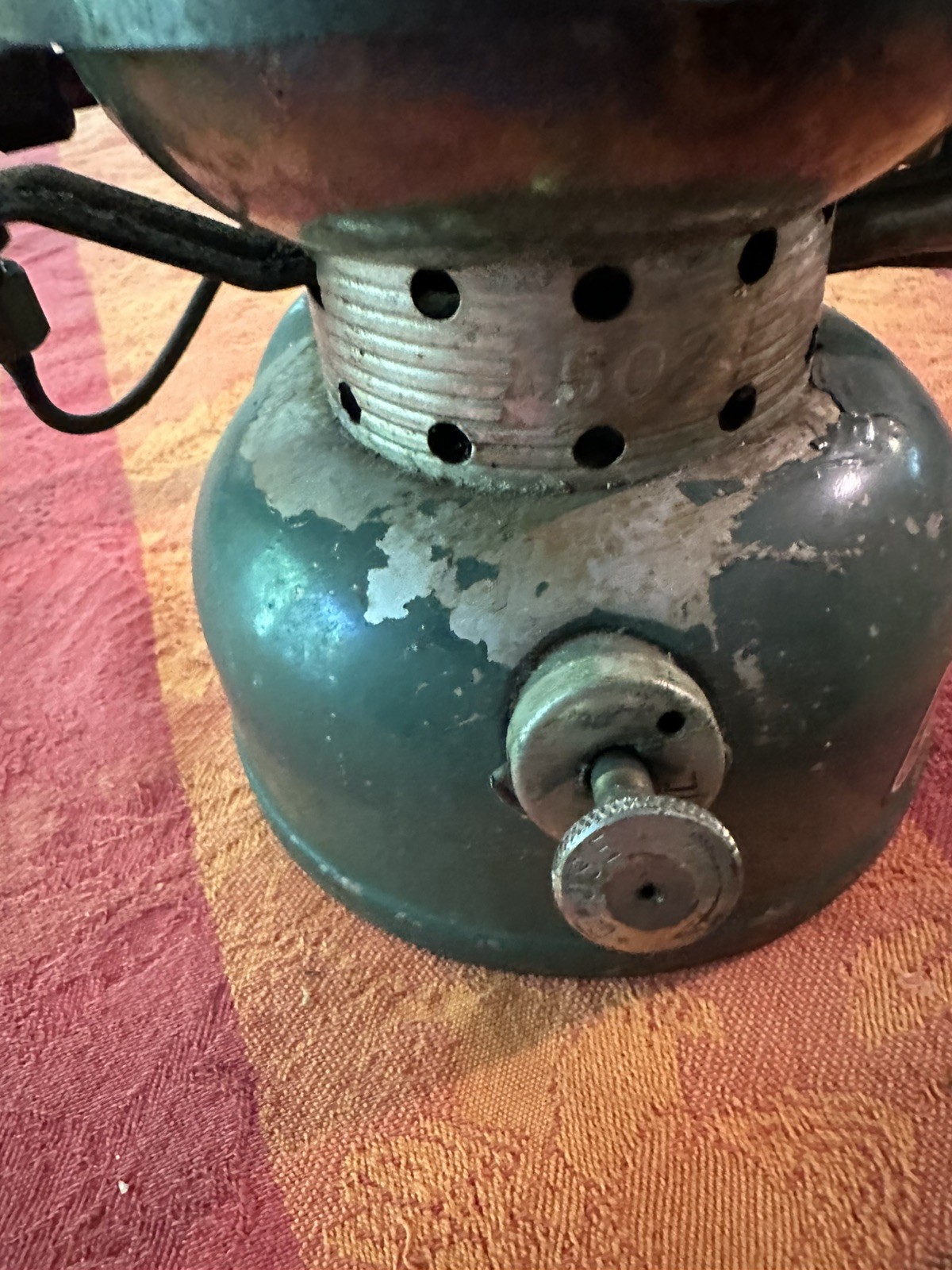Vintage Coleman 502 Camping Stove 7/69 Missing Fuel Cap