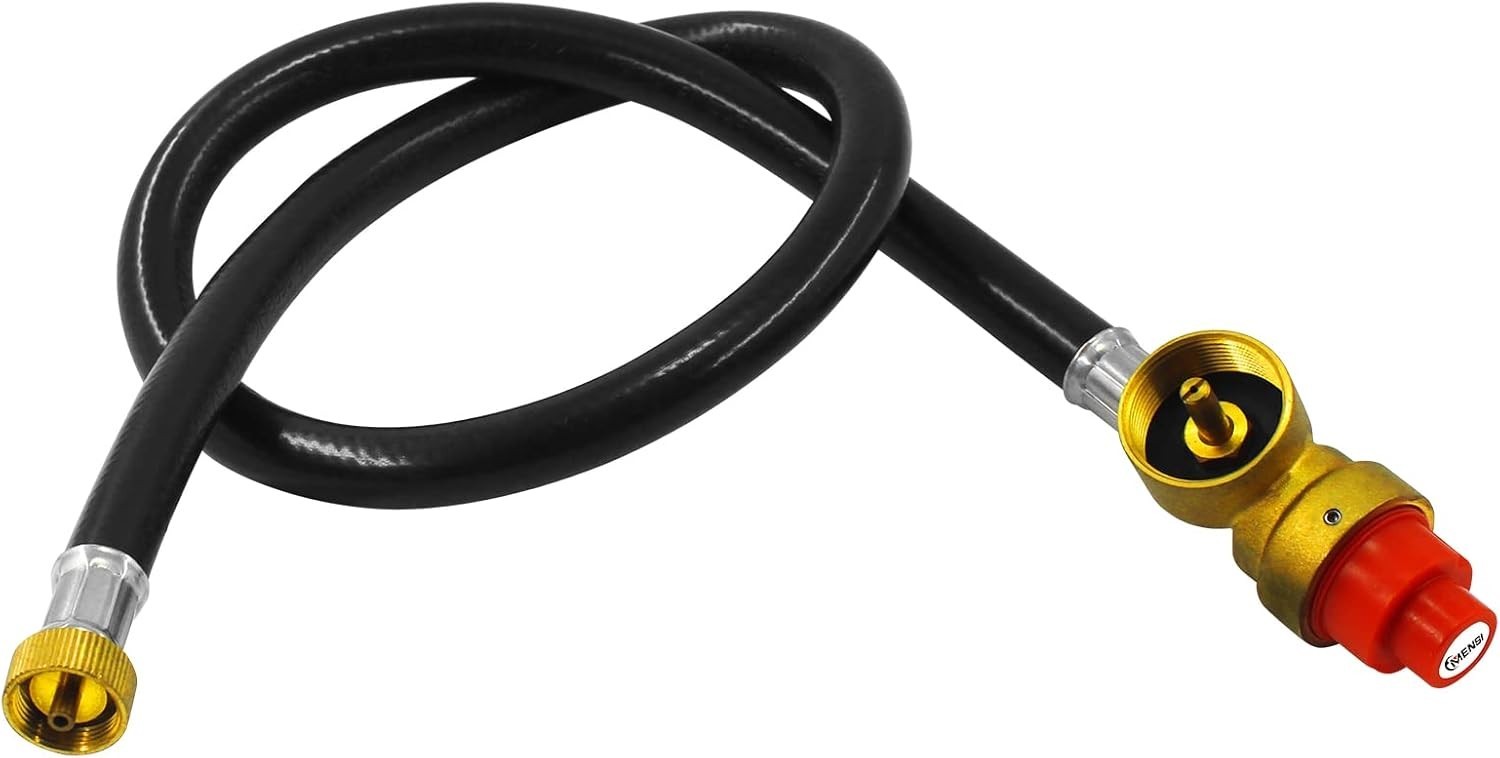 26.5-Inch Propane/Butane Gas Stove Regulator & Hose Kit for Camping