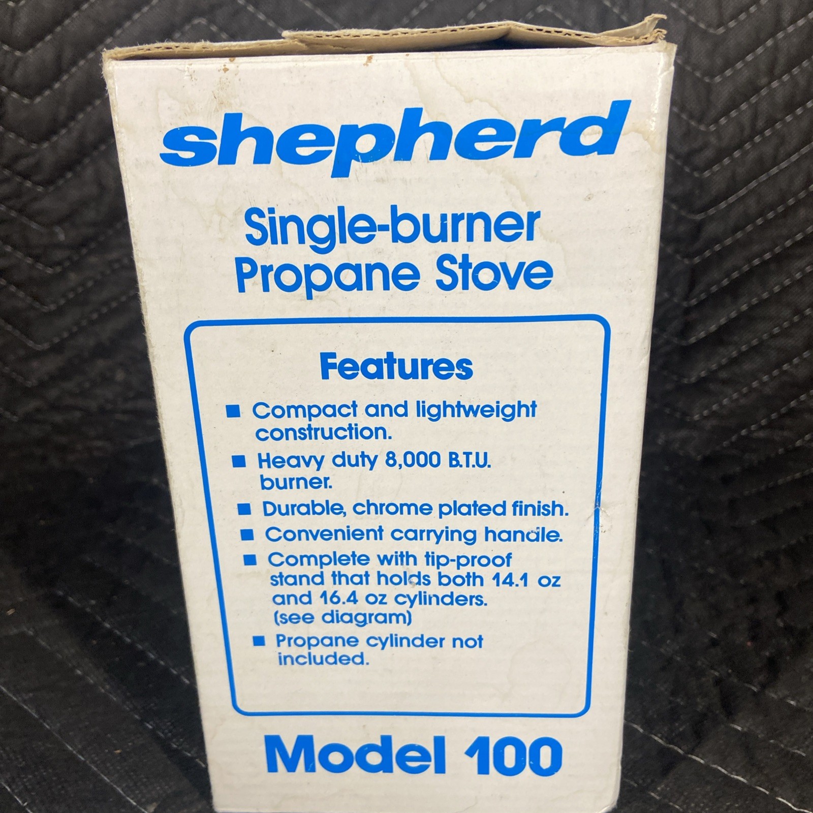 NOS Shepherd Portable Camp Stove Model 100 Hiking Camping Backpacking