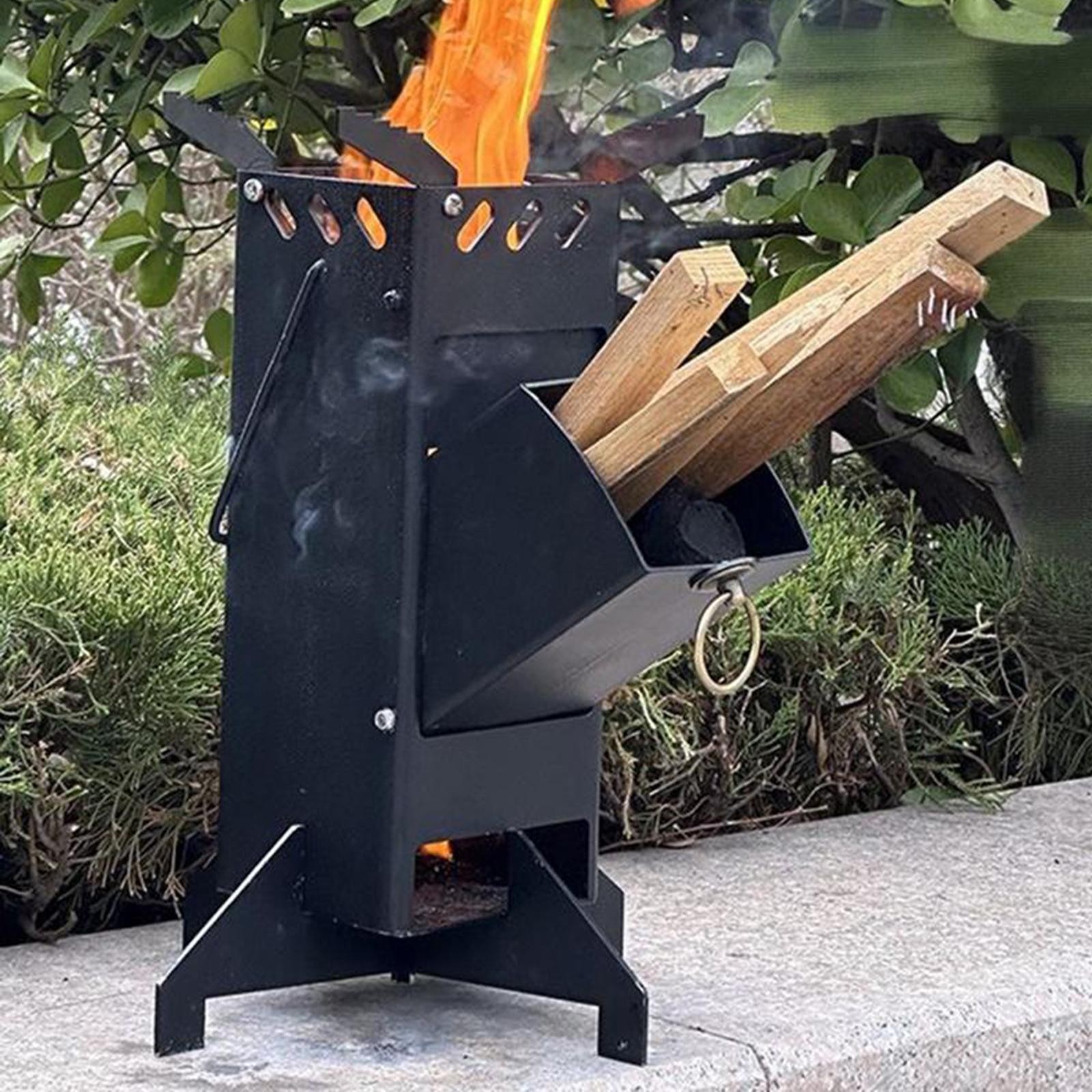Outdoor Camping Wood Burner Compact Furnace for Backpacking Travel Emergency