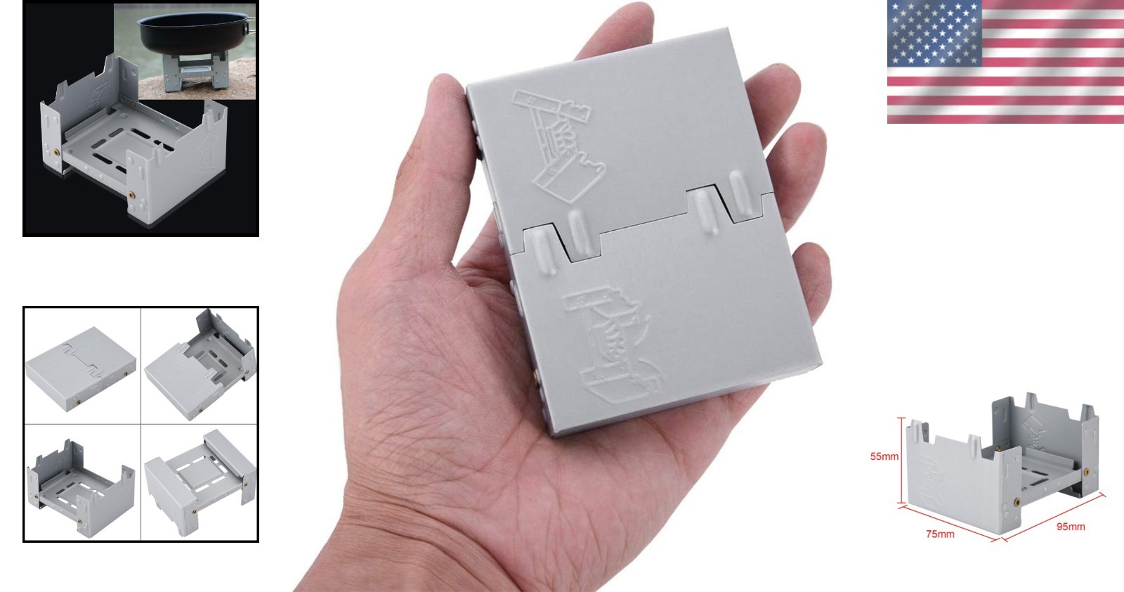 Versatile Mini Folding Stove – Perfect for Indoor & Outdoor Adventures