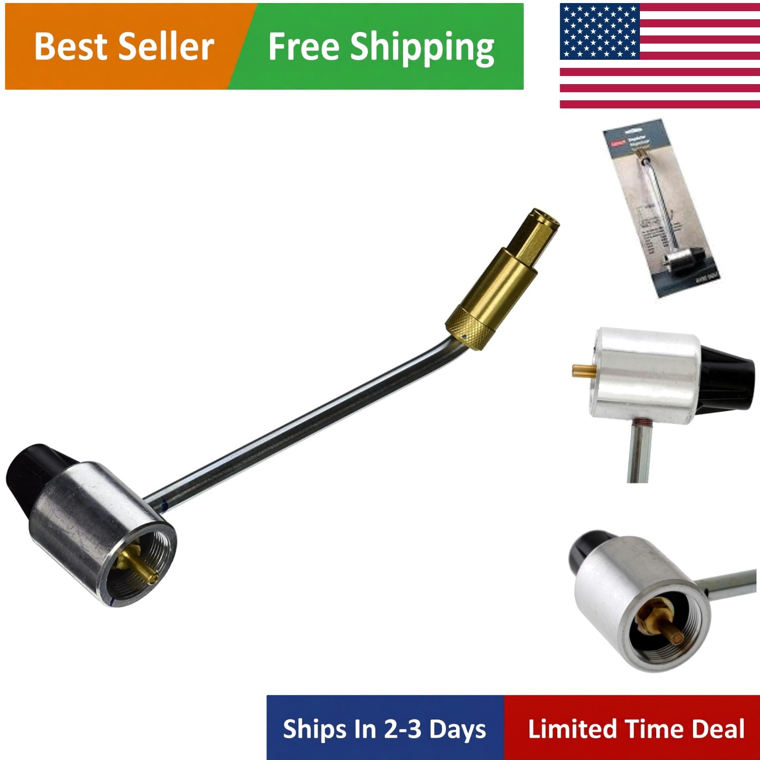 Compact Pressure Regulator for Propane Stoves & Grills – Easy Installation