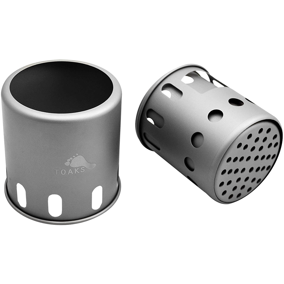 TOAKS Titanium Backpacking Wood Burning Stove STV-12 – Small – Outdoor Camping