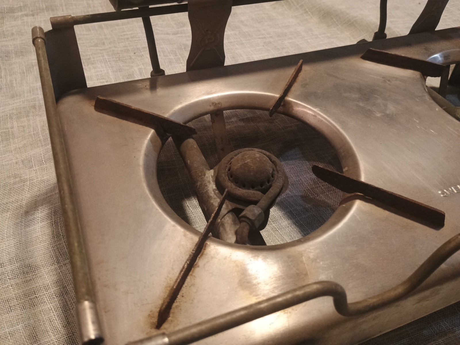 VTG Original Punker Military Double Alcohol Burner Stove Outdoors Camping Sweden