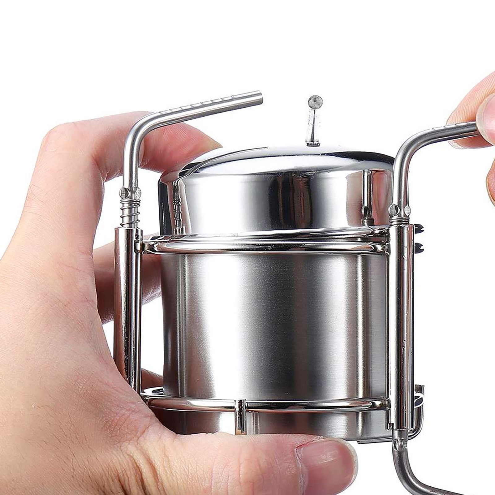 Mini Outdoor Camping Hiking Picnic Liquid Alcohol Stainless Steel Stove