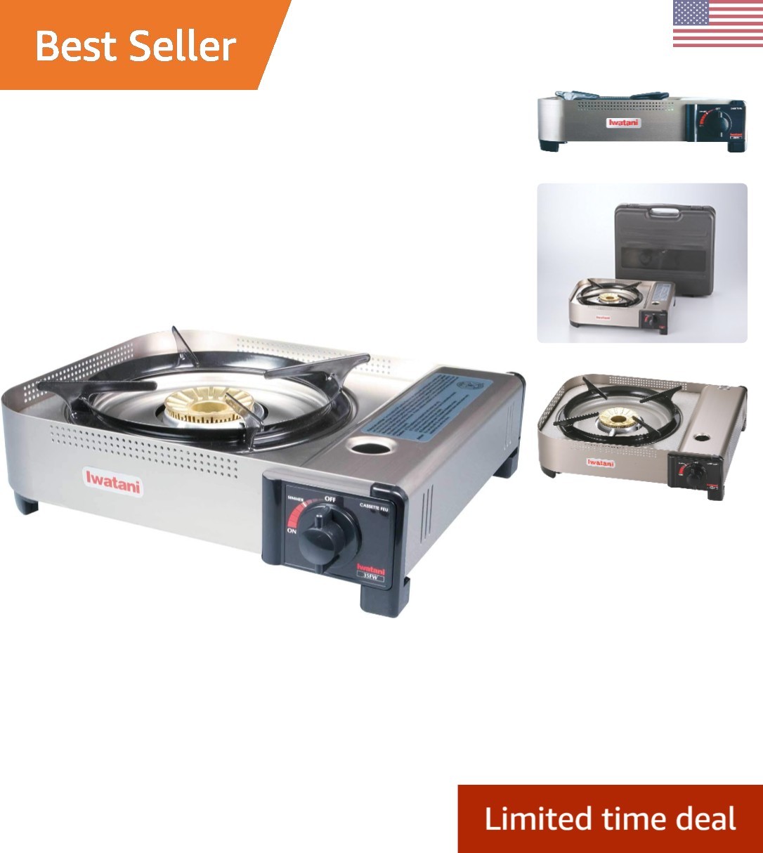 Ultra-Efficient 1-Burner Butane Cooking Stove – Perfect for Indoor & Outdoor Use