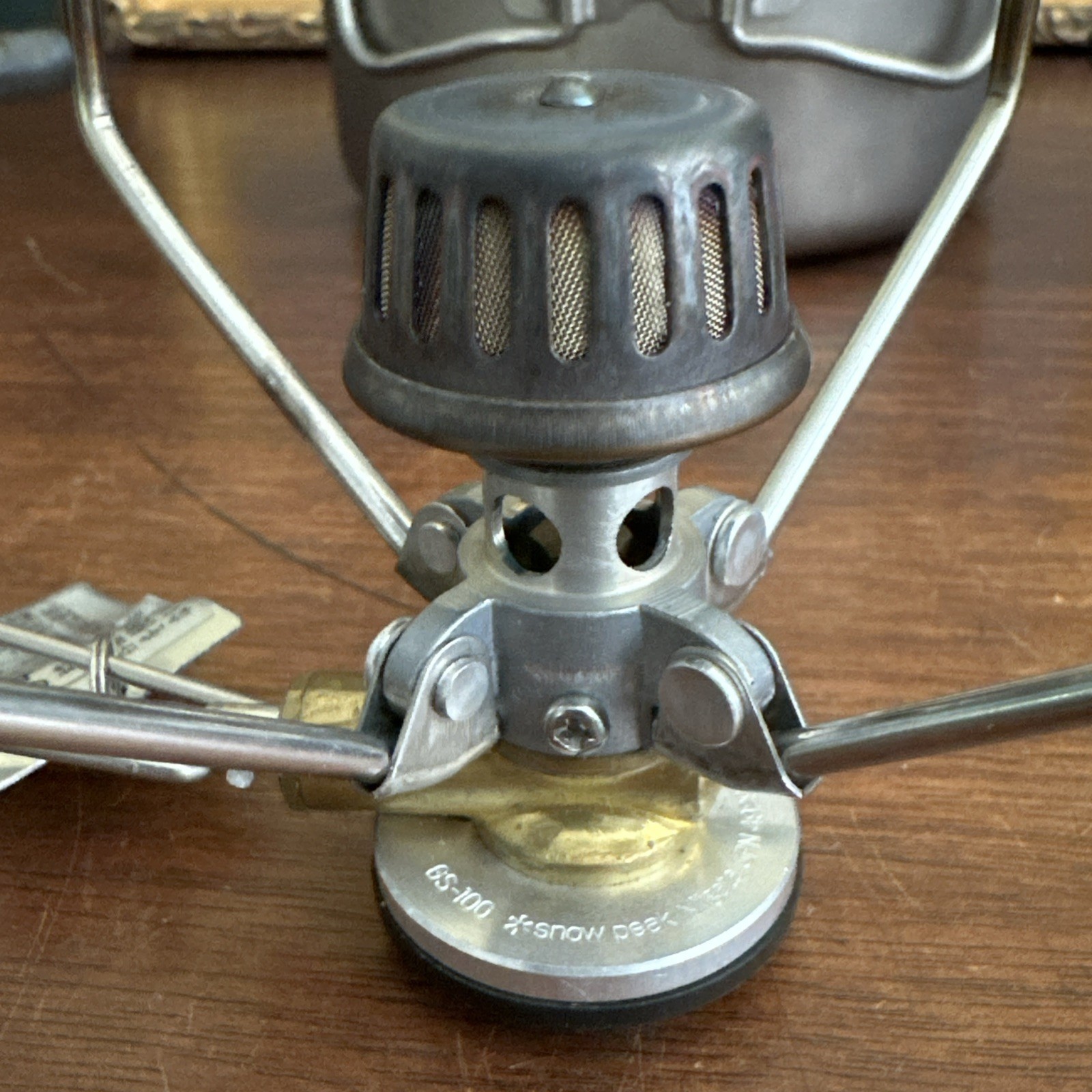 Snow Peak Giga Power Stove GS-100 Manual Version W/ Titanium Pot