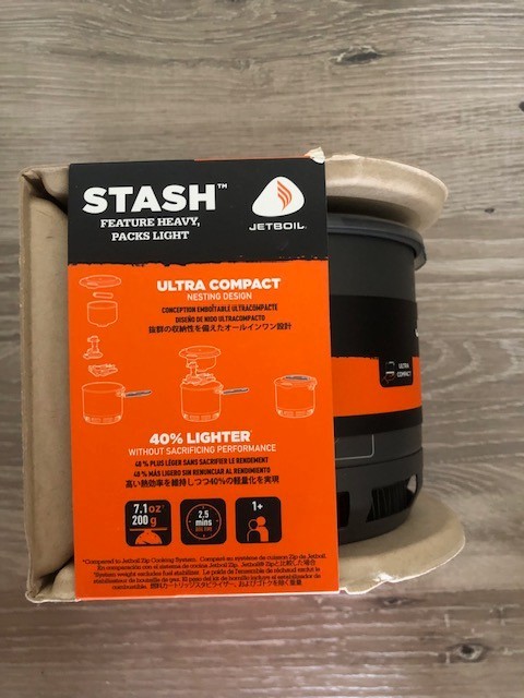 Jetboil Stash Cooking System STOVE KIT Ultralight Camping and Backpacking Stove