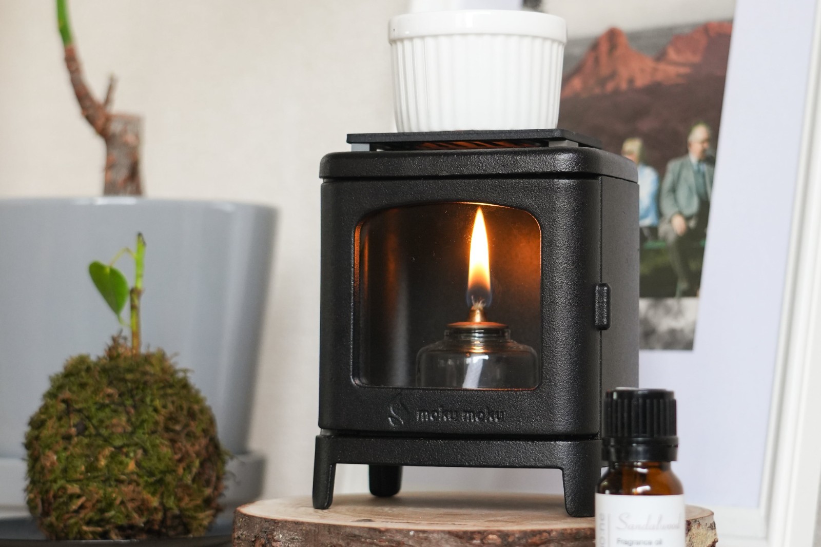 Small Cast Iron Stove Set For Outdoor and Indoor Use Camping Mini fireplace New