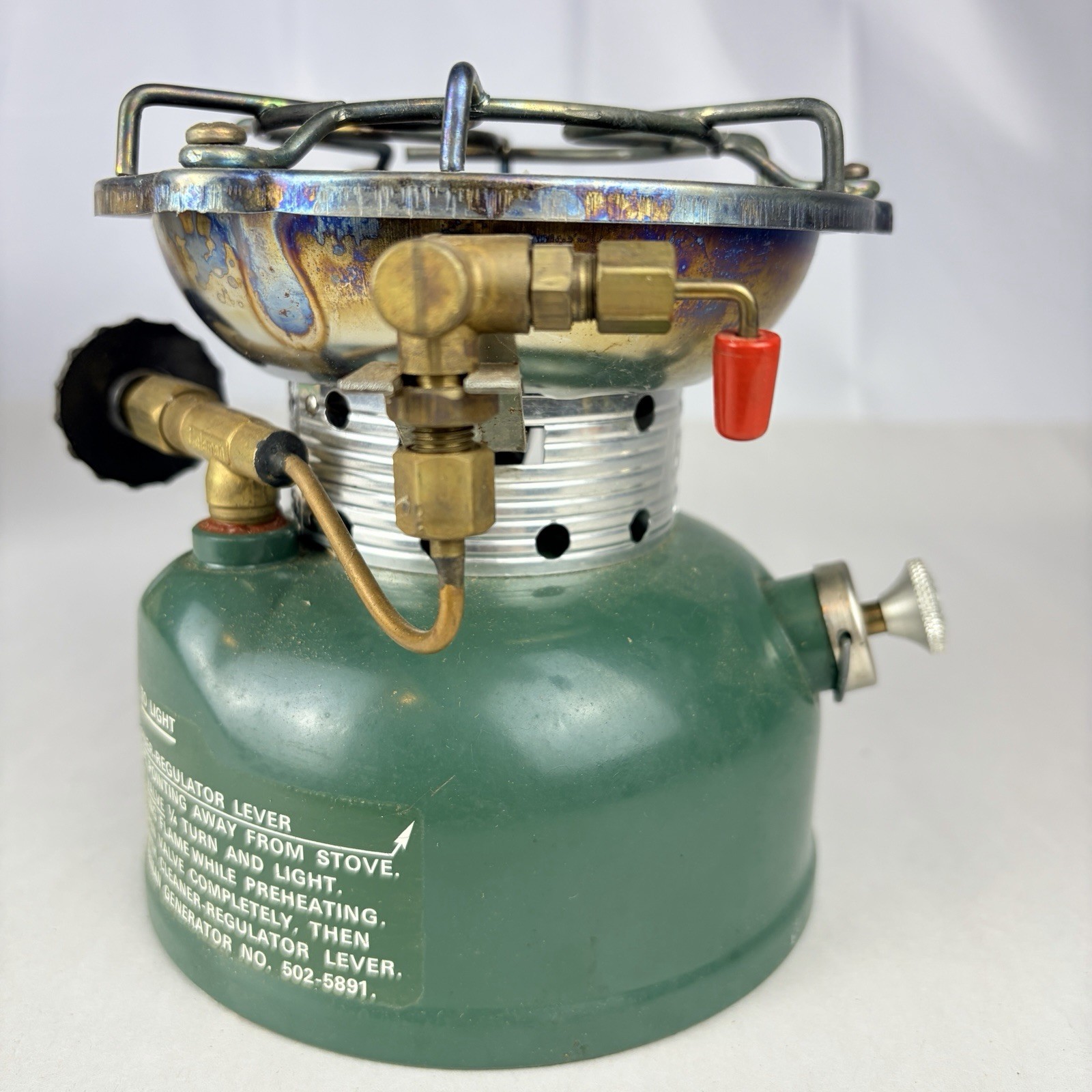 Coleman Sportster Stove 502-700 1 Burner Gas Camping Stove Green w/ Box 1974