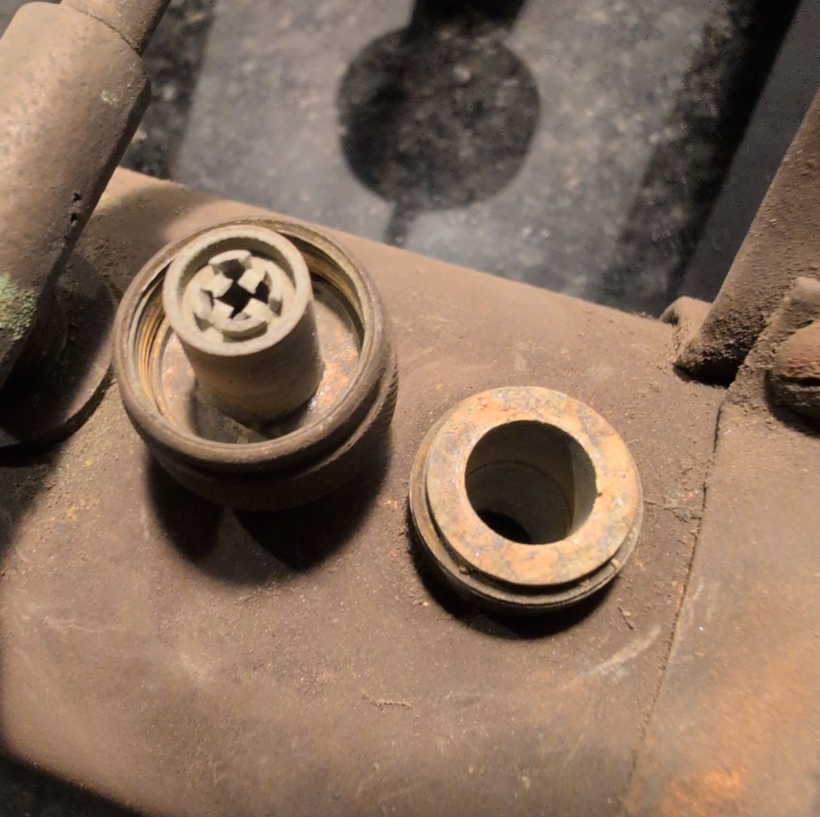 Prentiss Wabers Auto Cook Kit Model 8 B Cook Camp Stove 1920`S Brass Tank