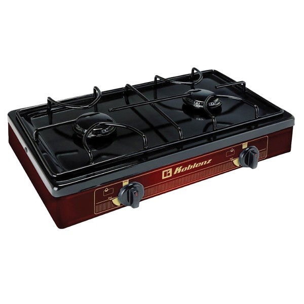 Koblenz PFK-200S 2-Burner Gas Stove – Black/Silver