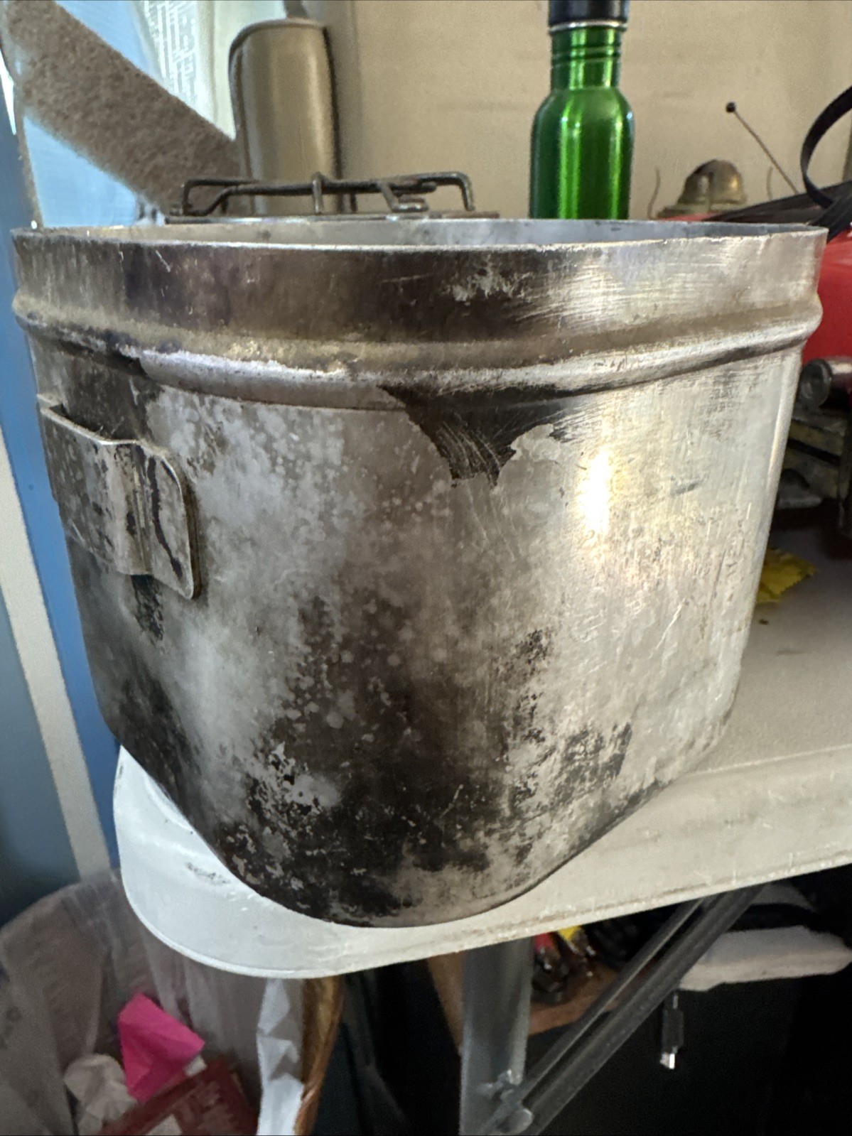 Vintage Coleman 502 Green Single Burner Camp Stove Works 5/64 With Base No Lid