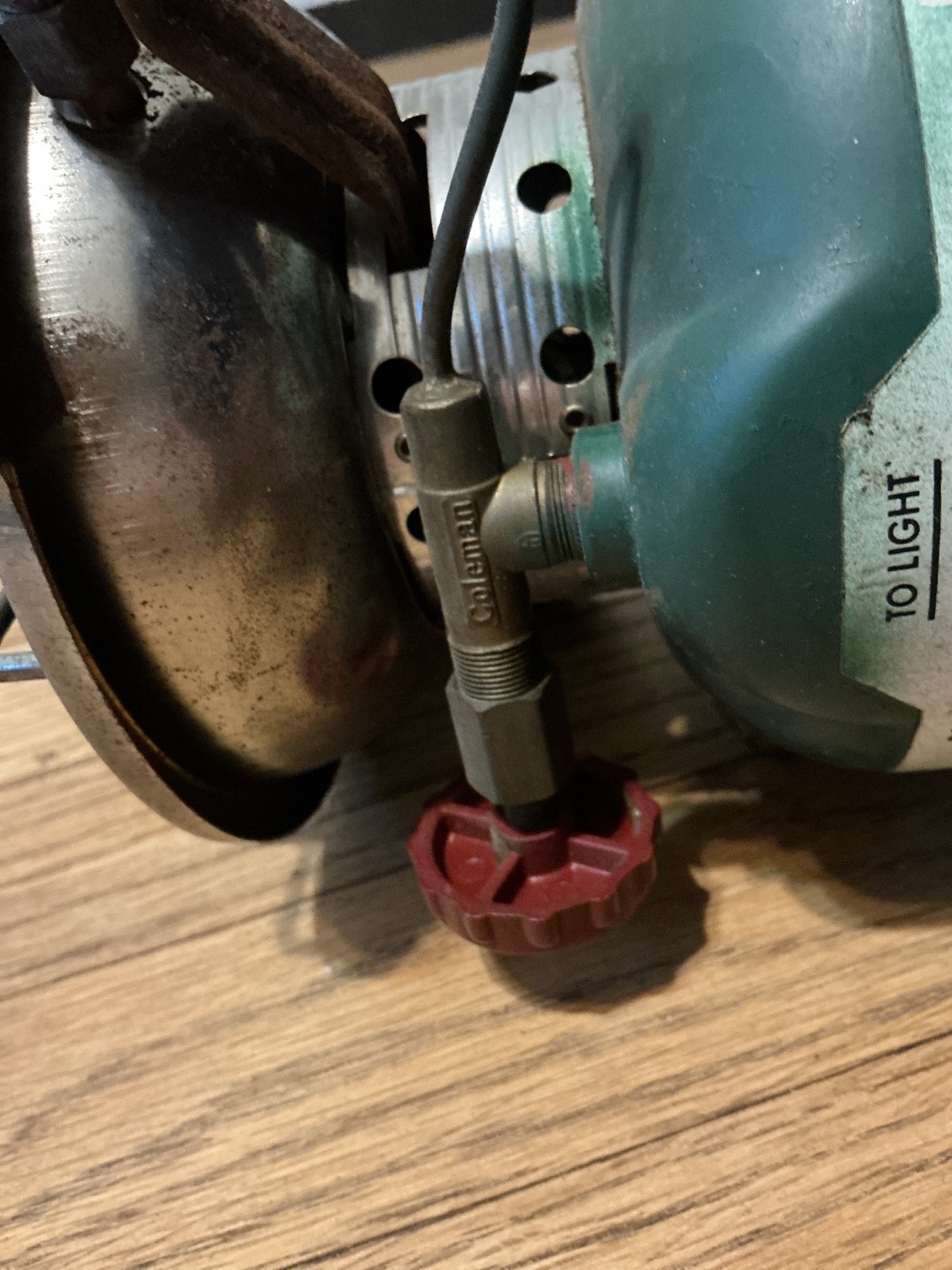 Vintage Coleman 502 stove, 1977, one burner