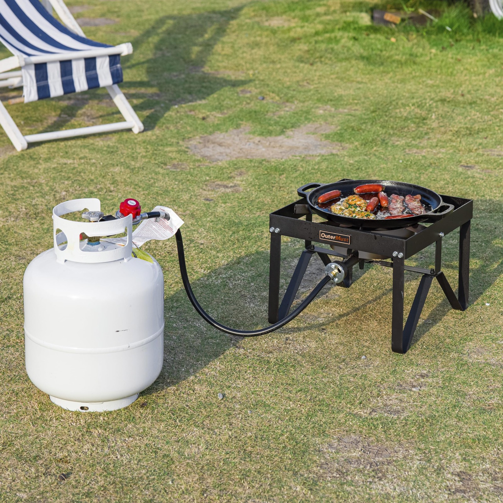 Outdoor Propane Burner Heavy Duty Propane Gas Stoves for Cooking with 10 PSI …