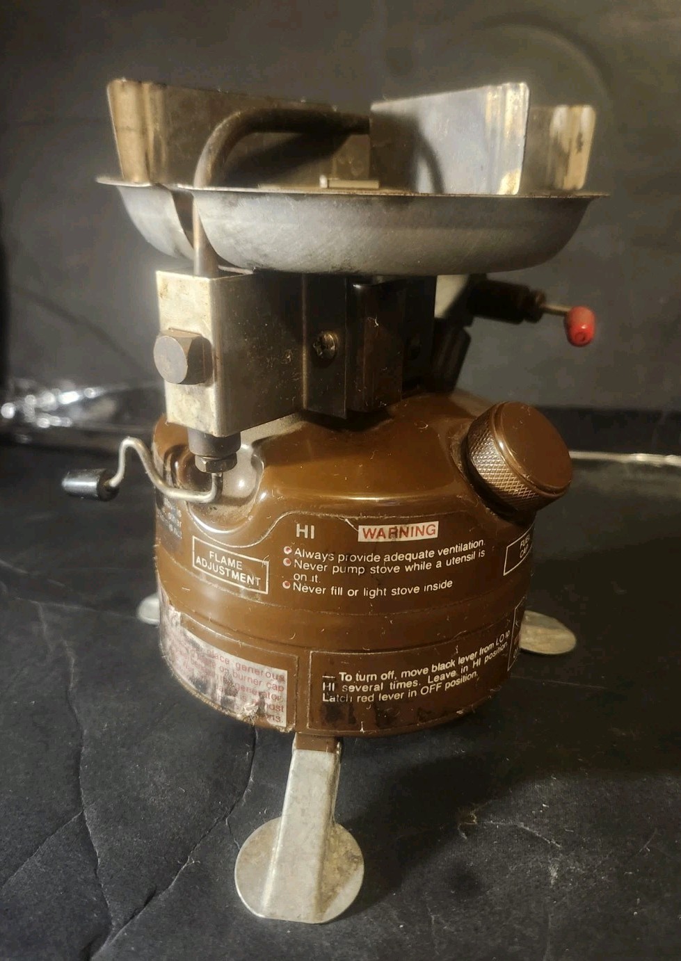 🔥Vintage 1979 Coleman’s 400 Peak 1 Backpacking Stove Lightweight Camping Tested