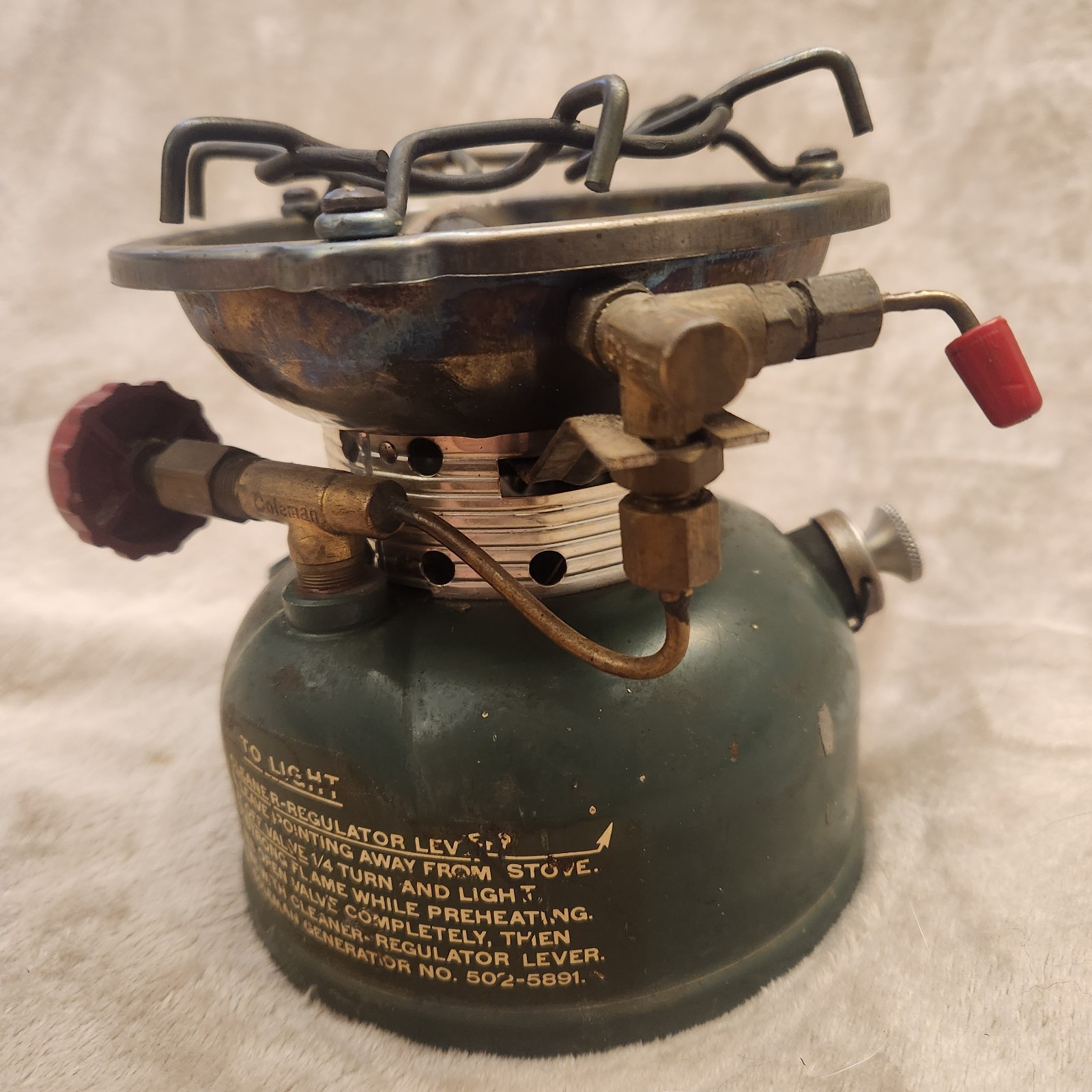 Vintage 1971 Coleman 502 Sportster Outdoor Camp Stove Working – Qwik Ship!