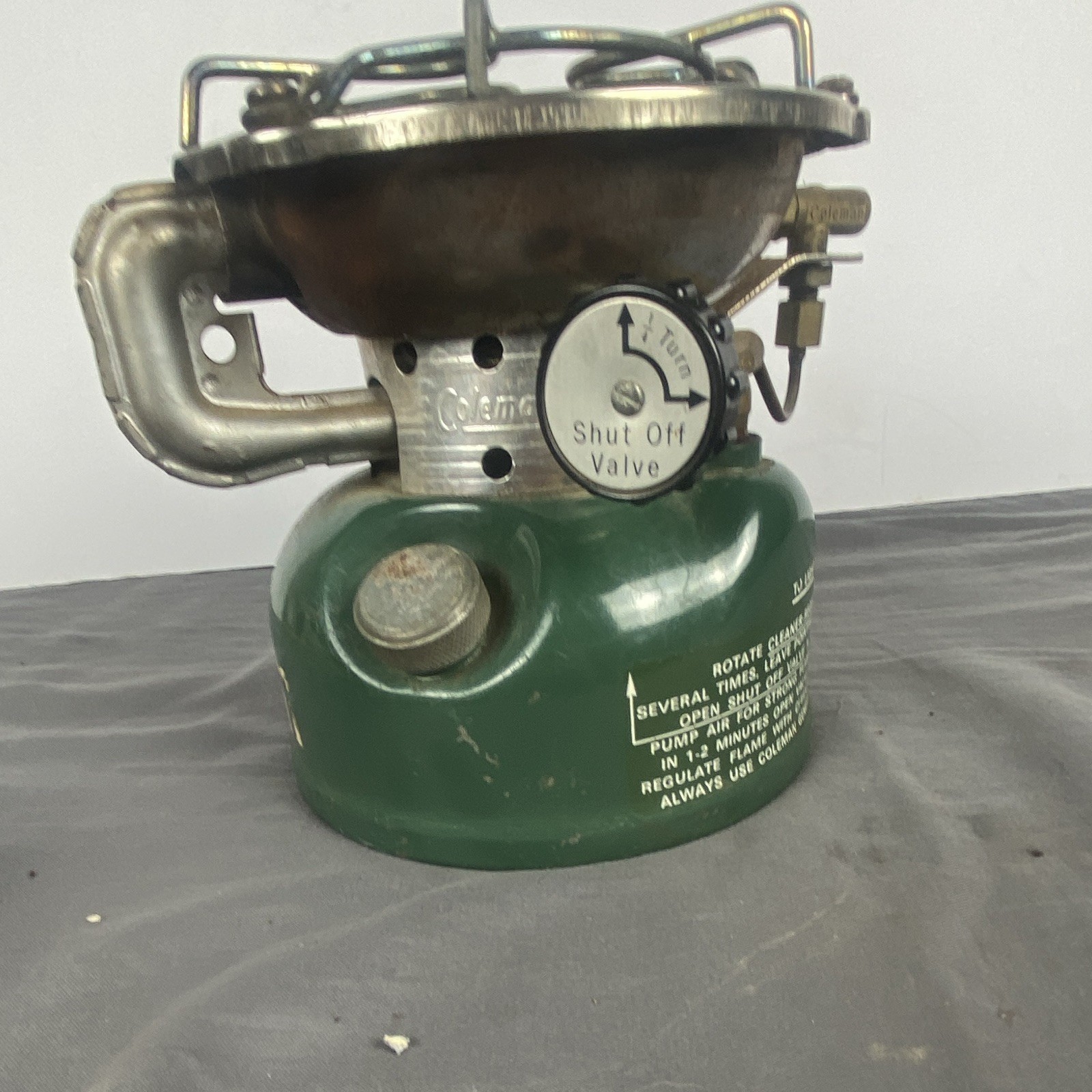 Coleman 501 Gas Pocket Stove, 1 Burner Portable, Green
