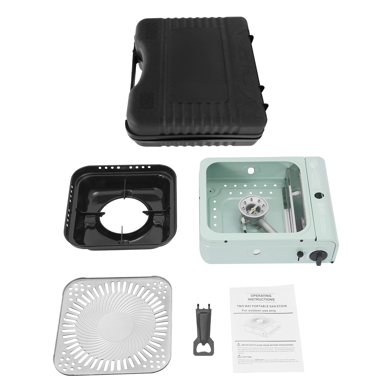 Camping Grill Stove Portable Outdoor Camping Grill Gas Stove Tabletop Stove