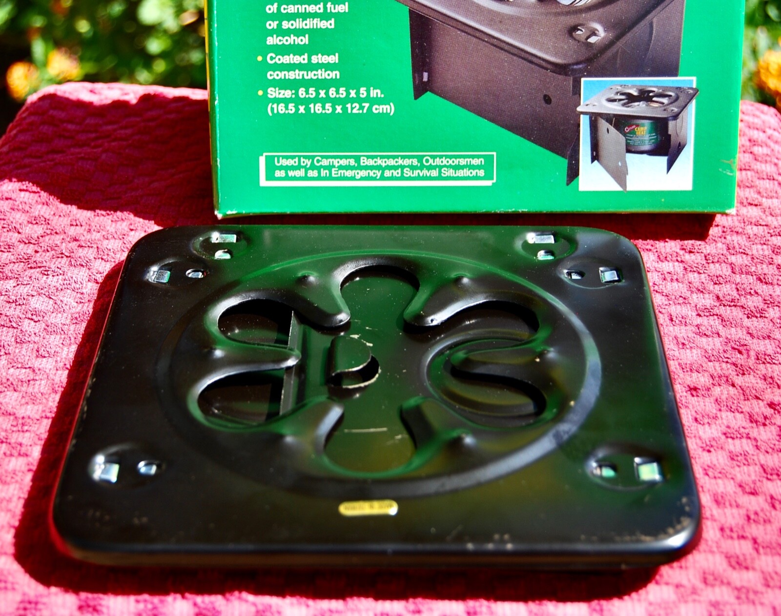 Coghlan’s Folding Stove-Folds Flat-New #9957