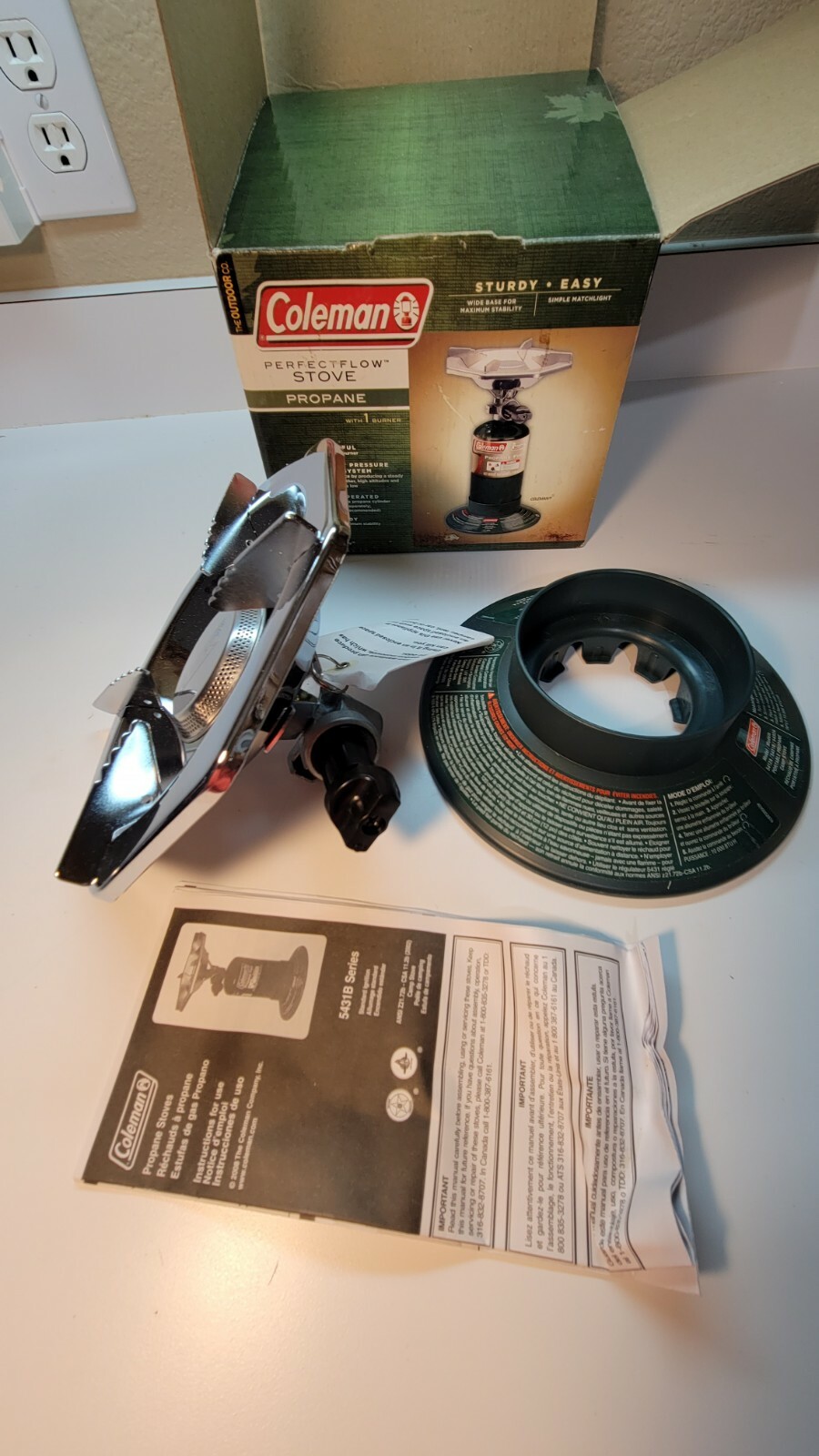 Coleman Perfect Flow Propane 1-Burner Stove