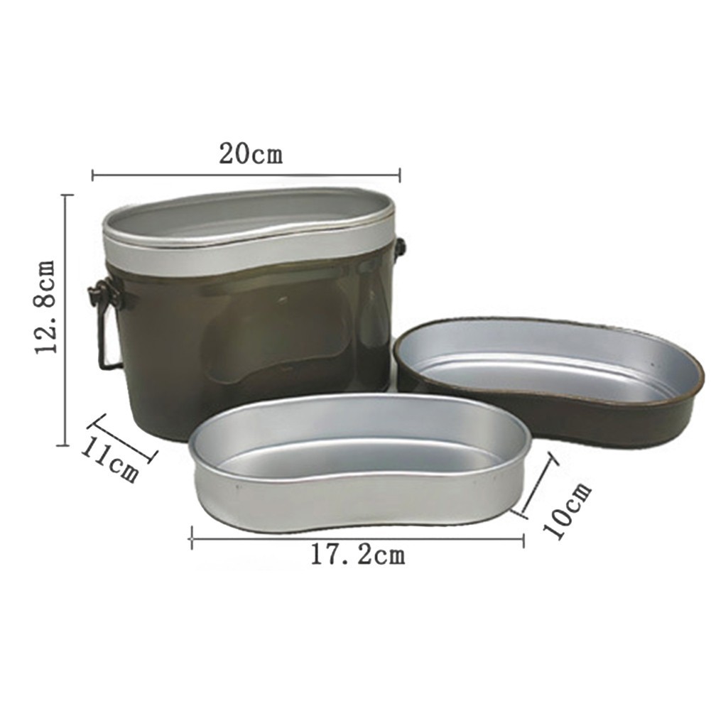 Aluminium Cooking Set with Saucepan for Camping and Outdoor Enthusiasts
