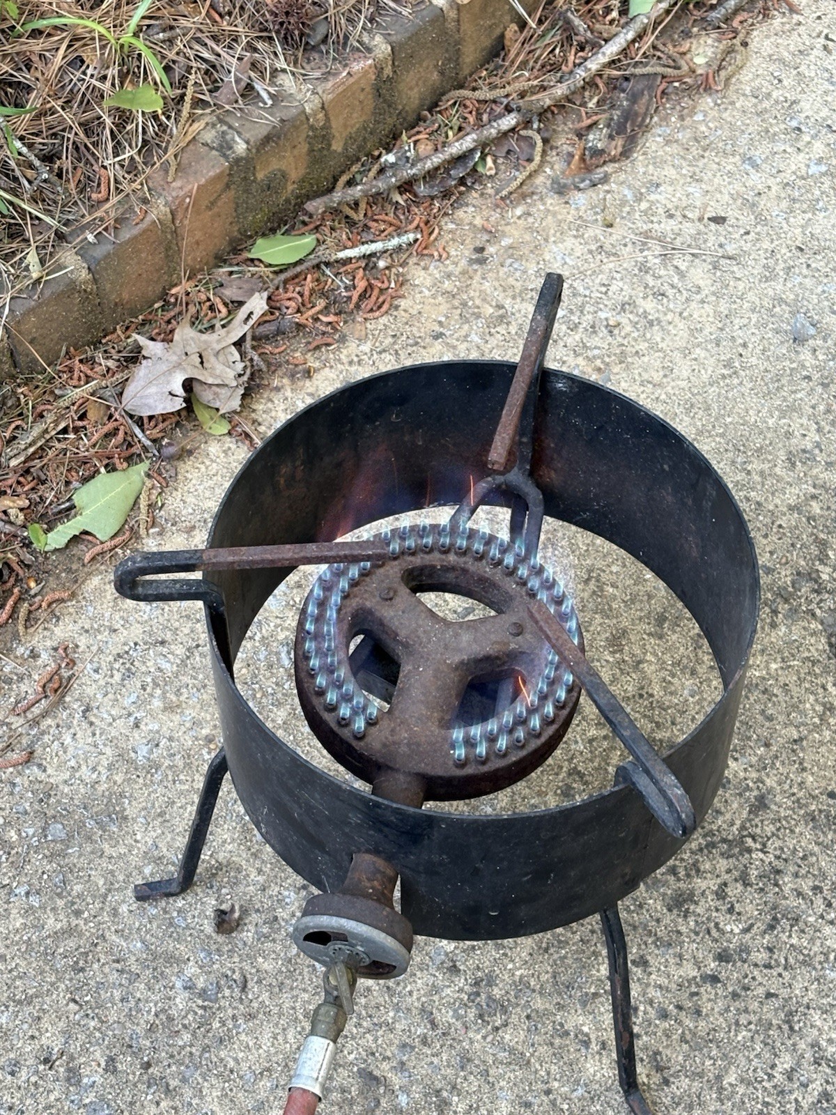 Outdoor Portable Propane Burner Cooker Fish Fryer (Tank Not Included)