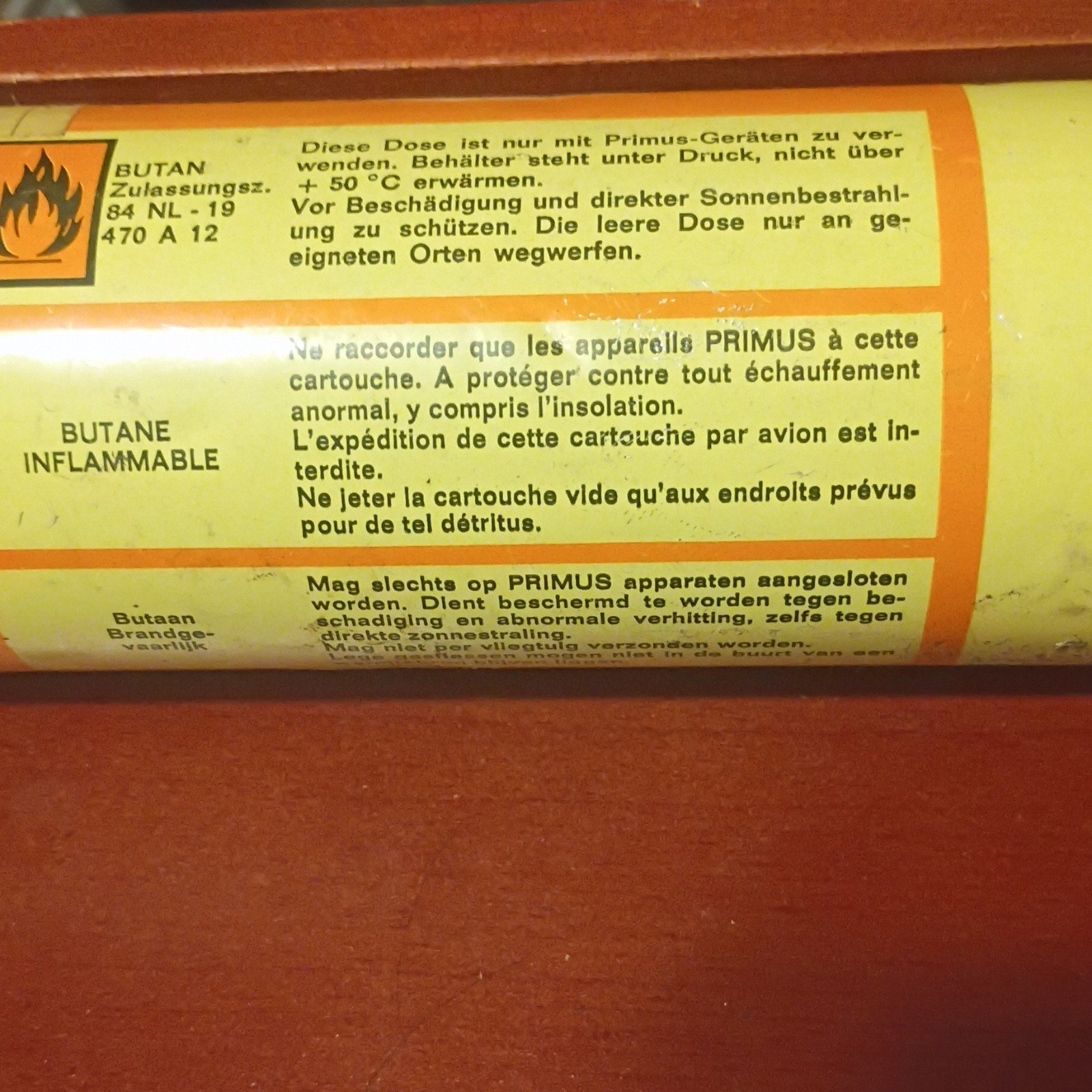 Primus 2201 Portable 8 oz Butane Camping Fuel Canister Cartridge