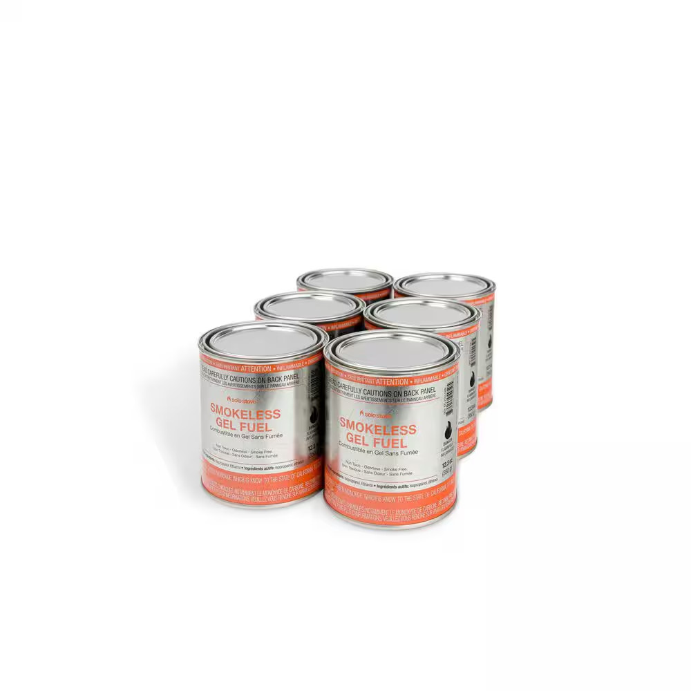 13 Oz. Can Pure Smokeless Gel Fuel-6 Pack