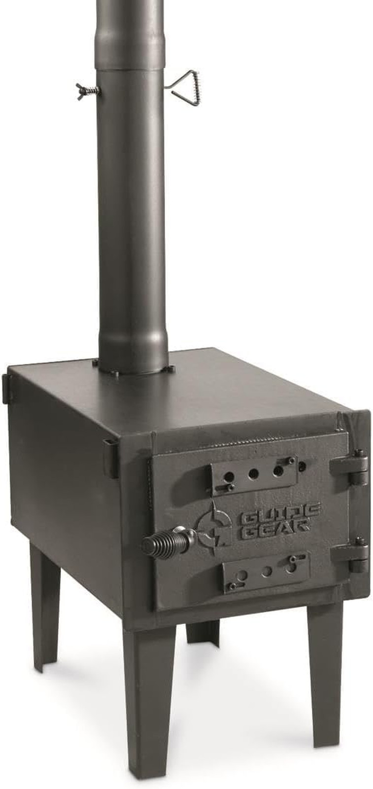 Portable Outdoor Wood Burning Stove with Chimney for Cooking & Camping