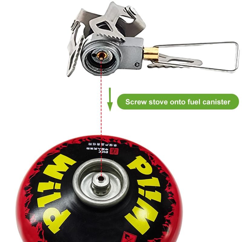 BRS-3000T Titanium Camping Gas Stove Outdoor Picnic Hiking Burner 25g