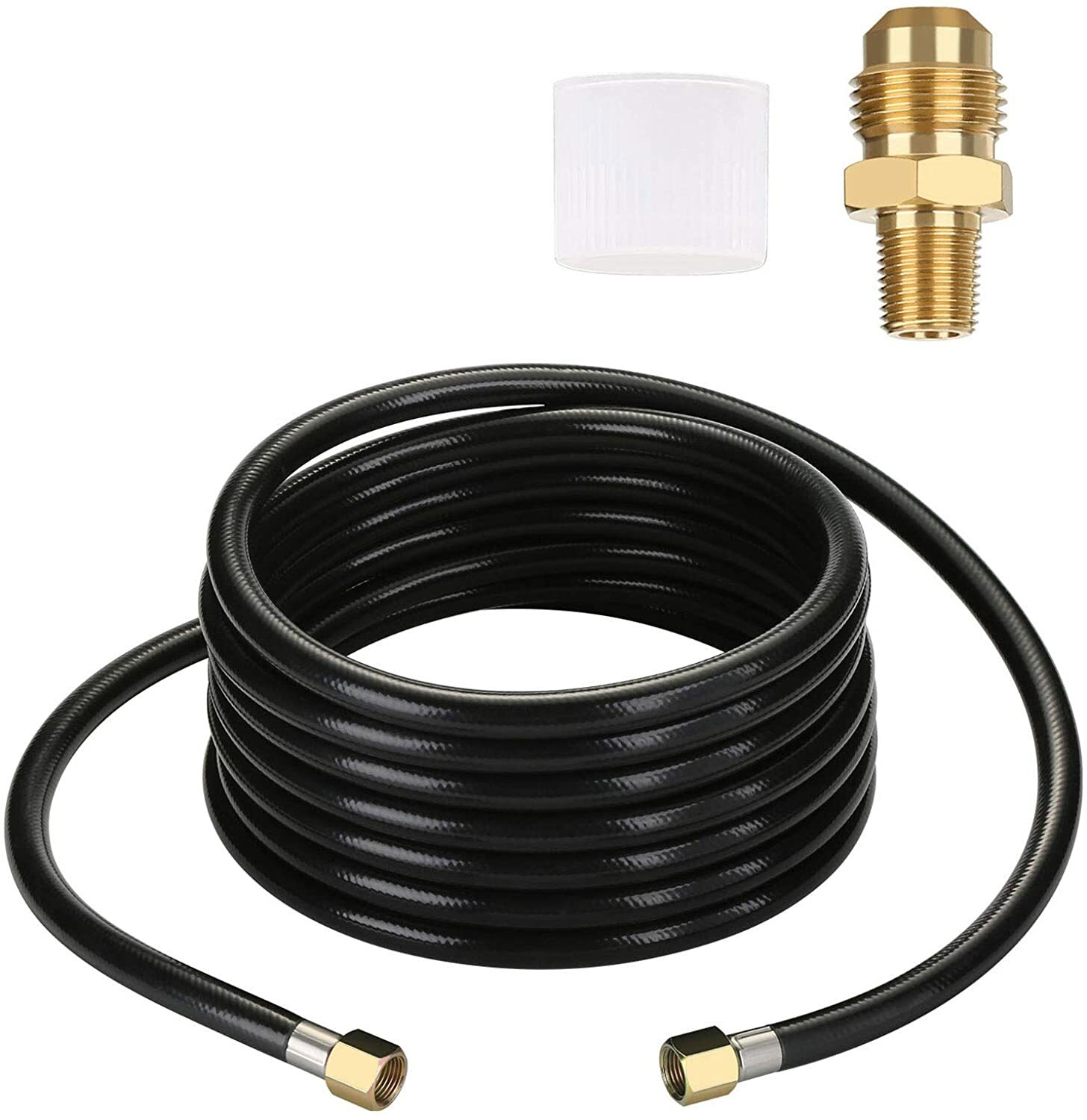 20FT Propane Hose Assembly With 3/8″ Female Flare for Gas Grill, RV, Heater New