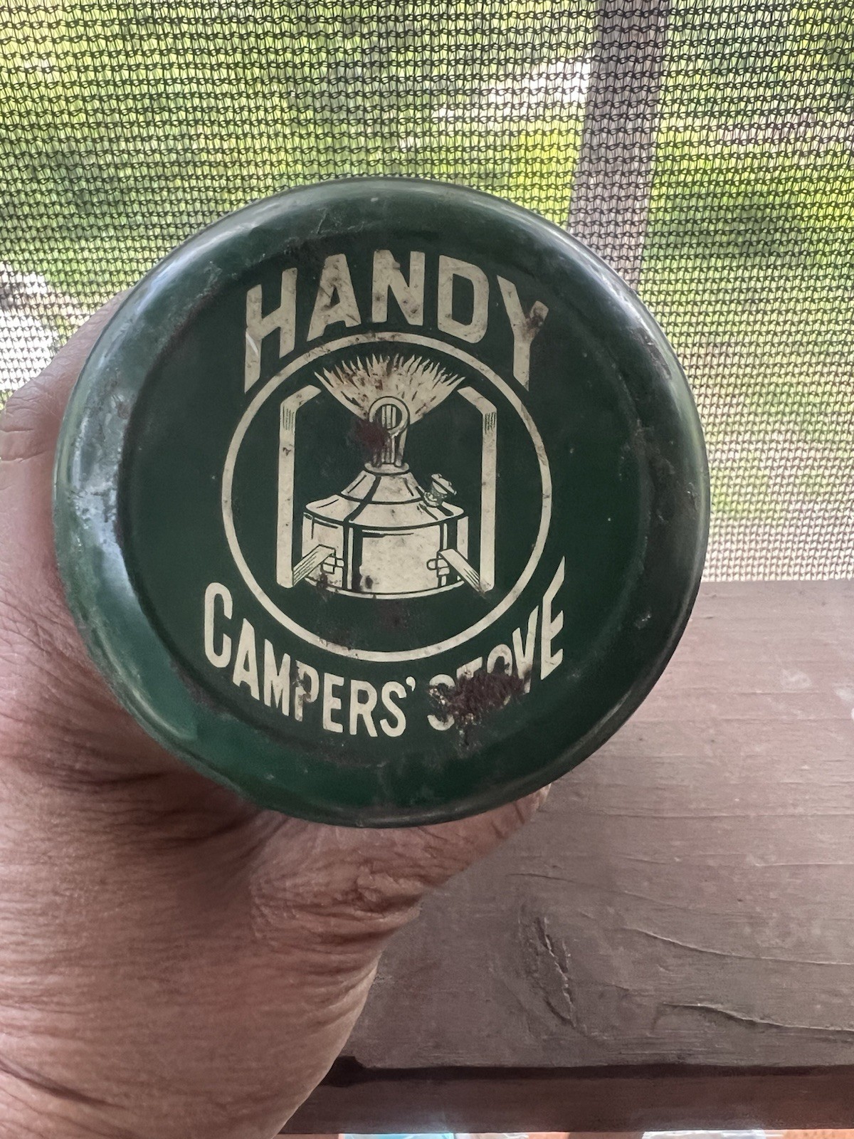 Vintage Ranger Campers’ Stove Green Can 1960’s Handy Gasoline