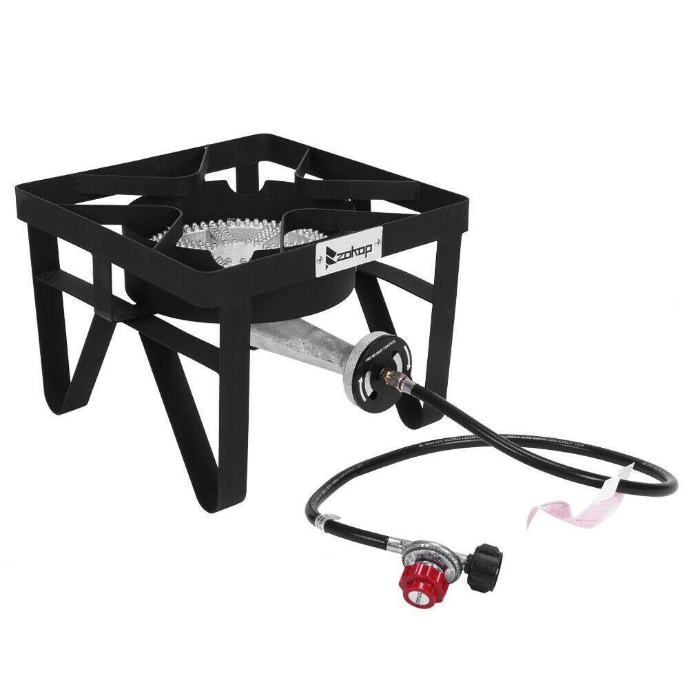 Single Burner Propane Grill Stove Range 200,000BTU for Outdoor Camping Party