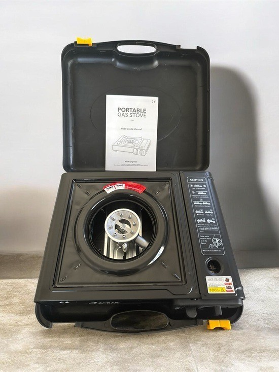 Outdoors/Kitchen Portable Propane Gas Stove – Black