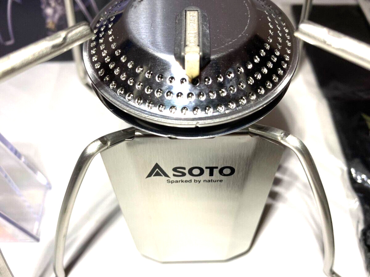 SOTO Regulator Stove Range ST-340 Silver Compact Cassette Gas Stove camp outdoor