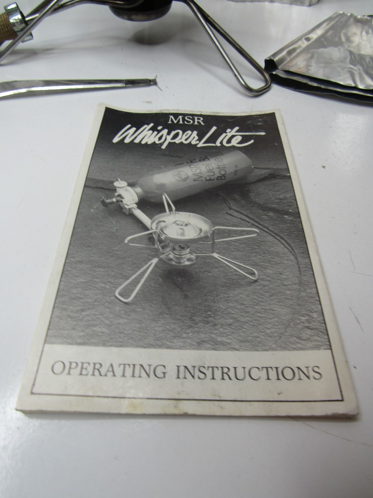 Vintage MSR WhisperLite Compact Multi-Fuel Camping and Backpacking Stove #P12