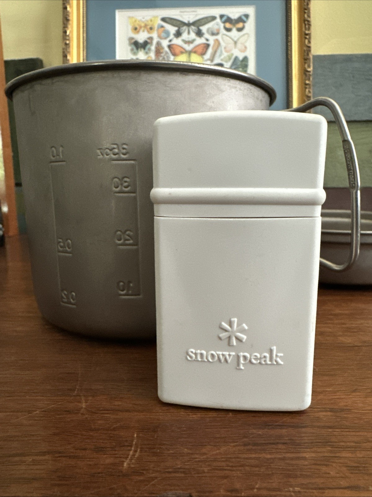 Snow Peak Giga Power Stove GS-100 Manual Version W/ Titanium Pot