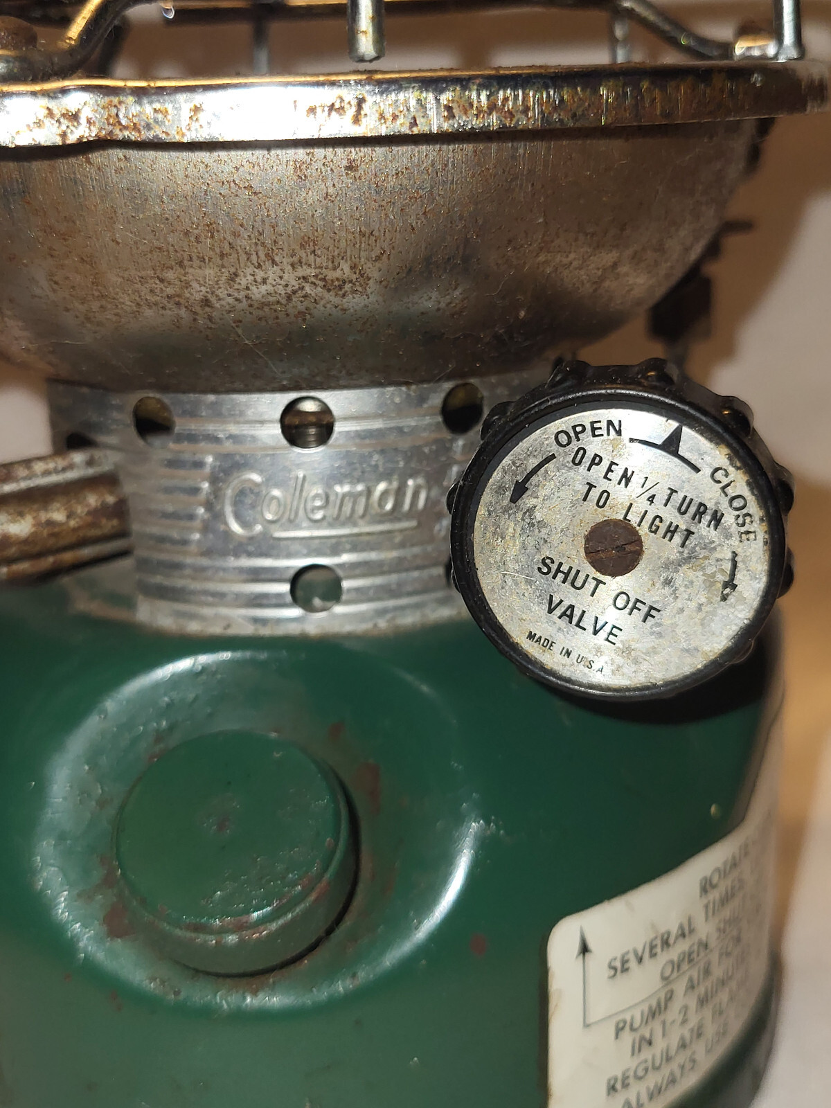 VINTAGE 502-700 COLEMAN KEROSENE SPORTSTER SINGLE BURNER STOVE WICHITA USA 9/78