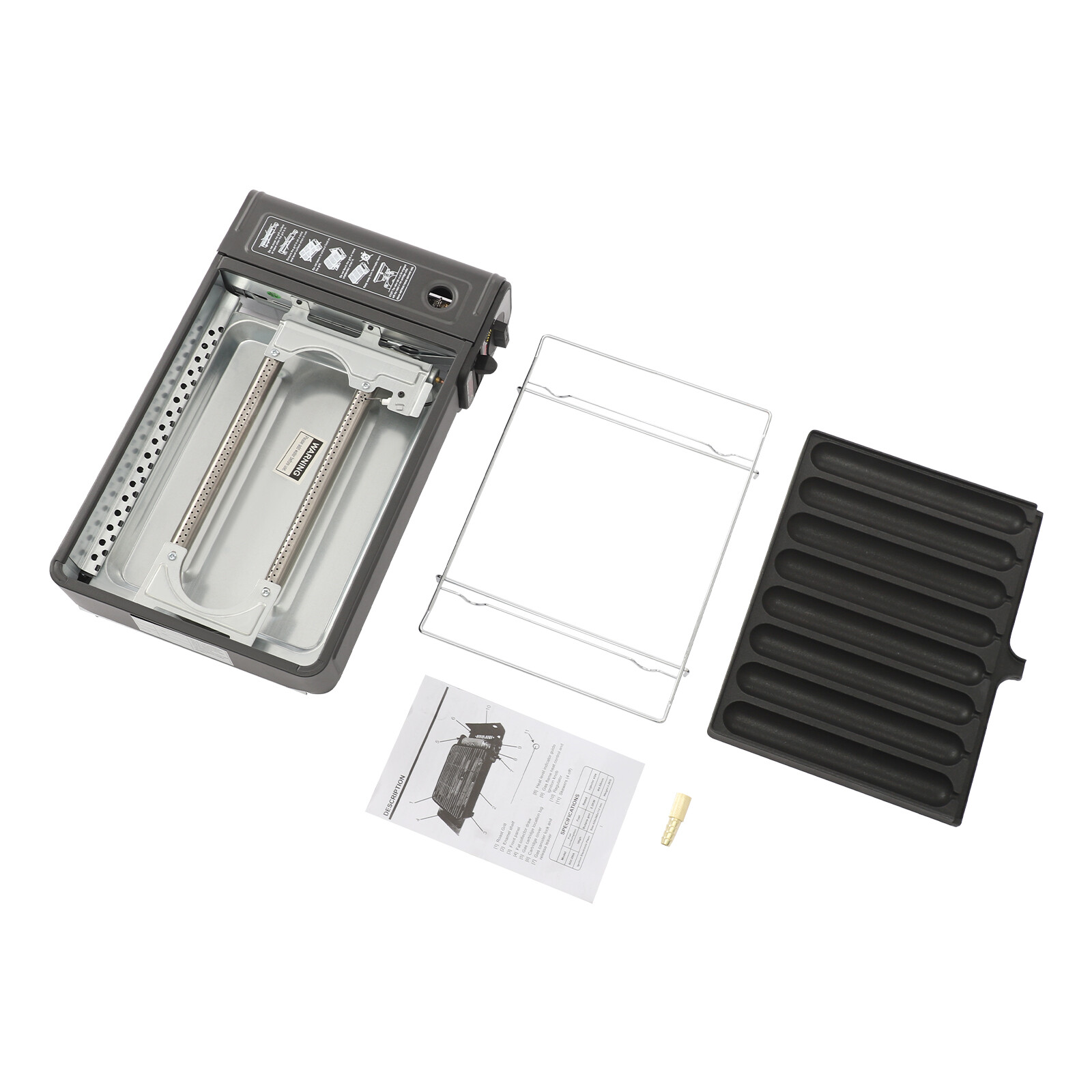 Butane Stove Butane Canister Portable Camping Gas Stove Gas Grill Stove Black