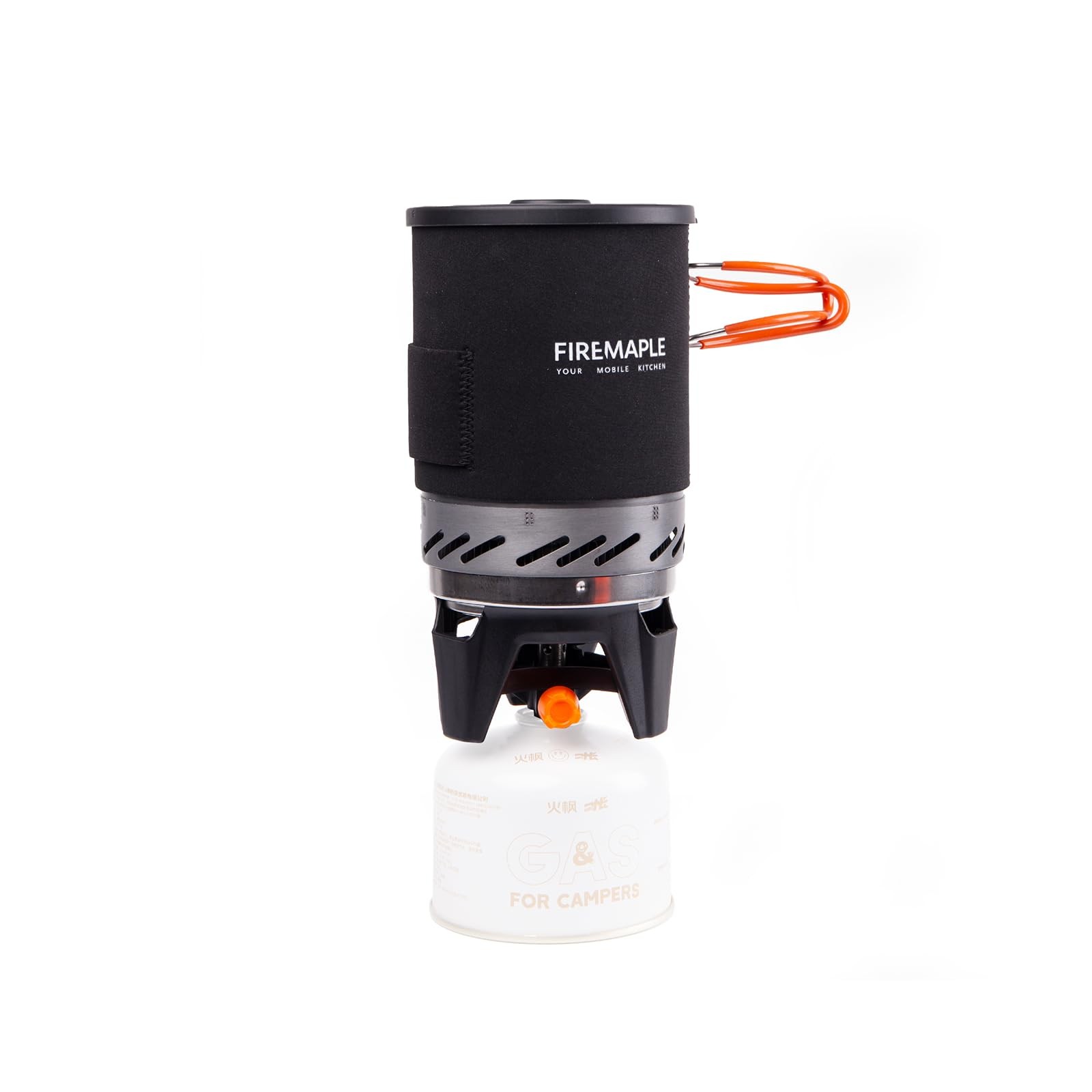 Fixed Star 1 Backpacking And Camping Stove System, Black 18oz | 30% Faster Boil