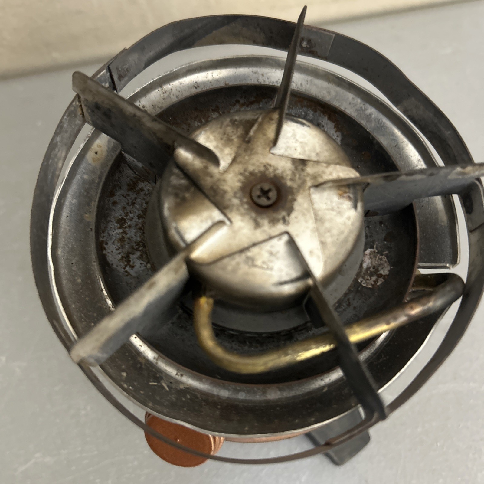 Coleman “Exponent” Multi Fuel Stove Model 550B (dented/ Peeled Paint)