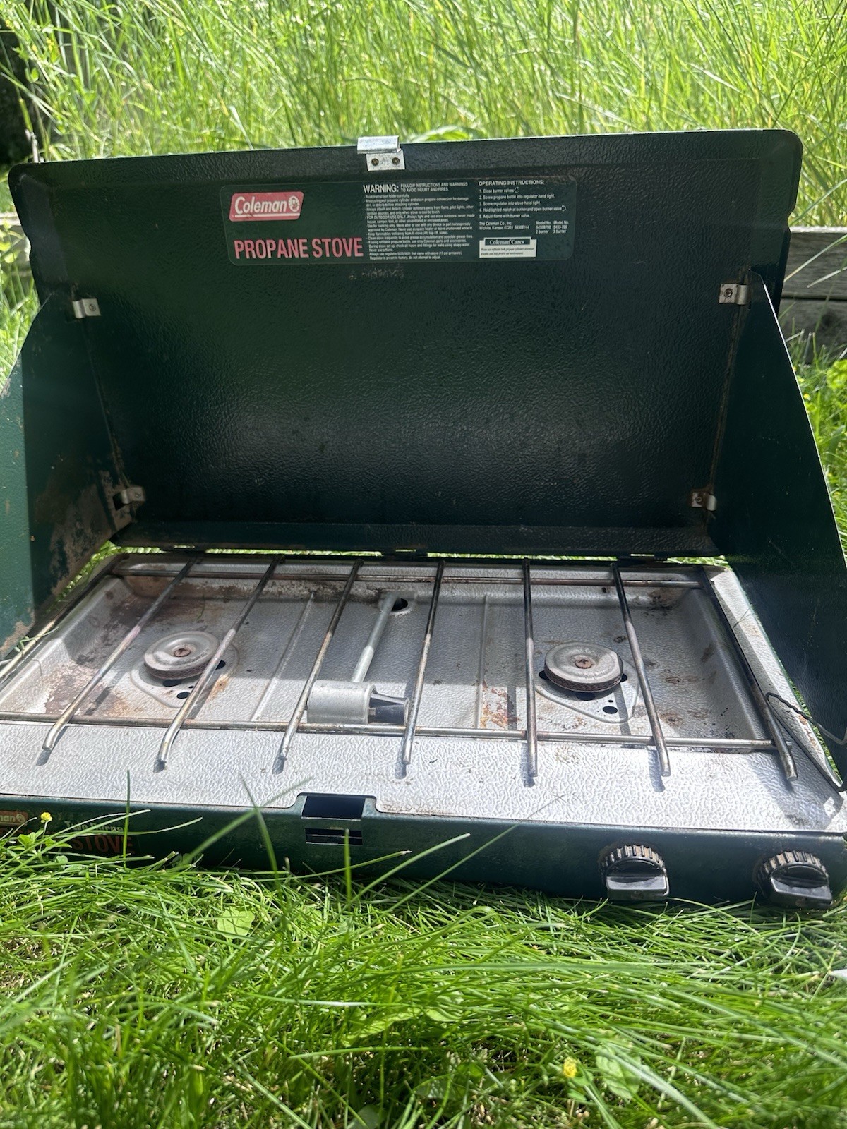 Coleman 5430B700 Propane Gas Portable Camp Stove 2 burner