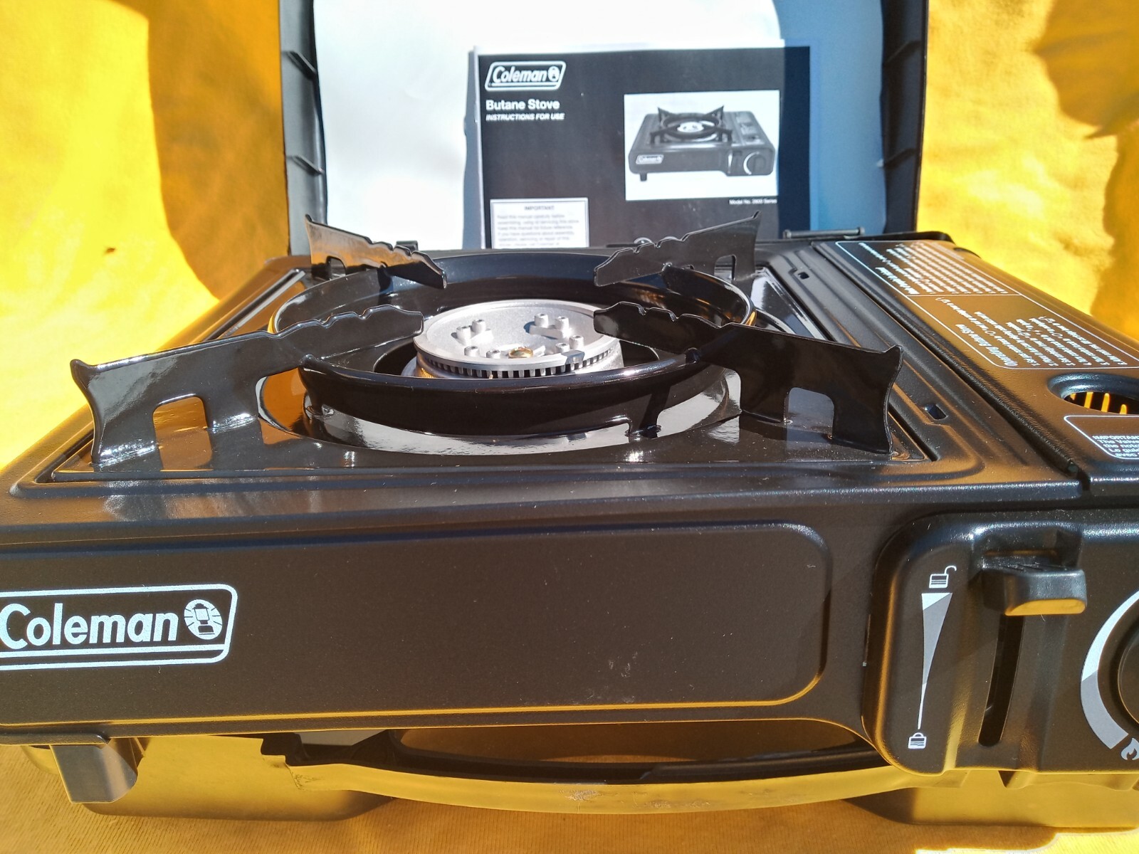 NEW Coleman Portable Butane Camping Stove w/case Model 2800 Series Quickly Shipd