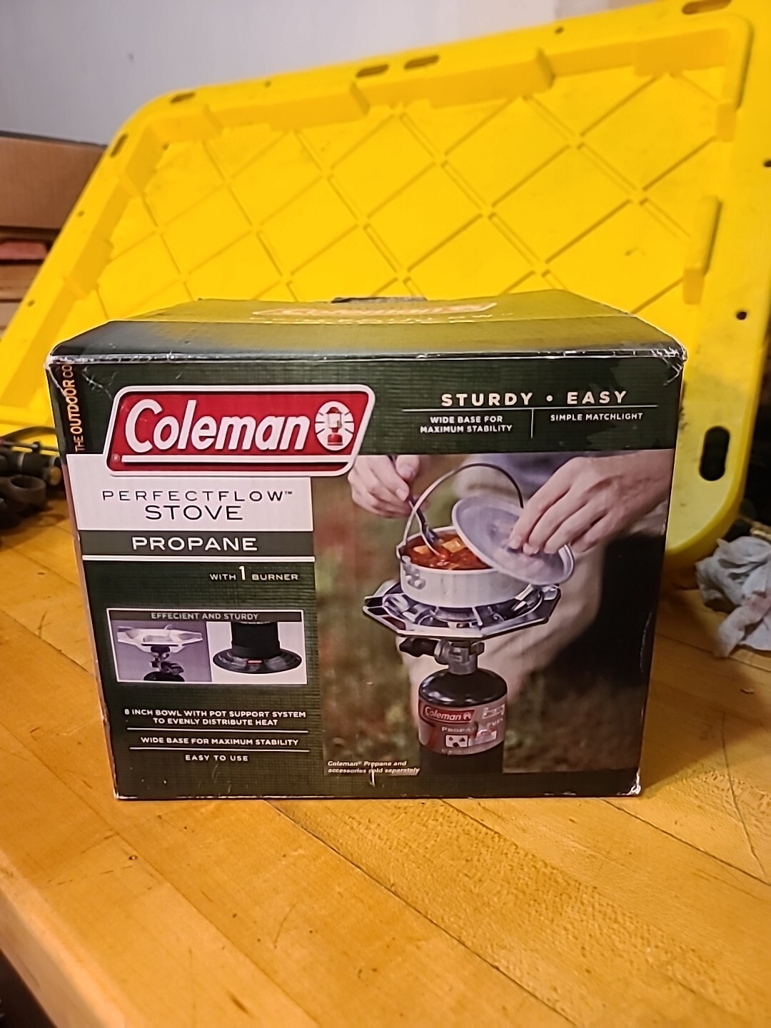 Coleman PerfectFlow 1-Burner Propane Stove Pressure and Heat Control New Camping