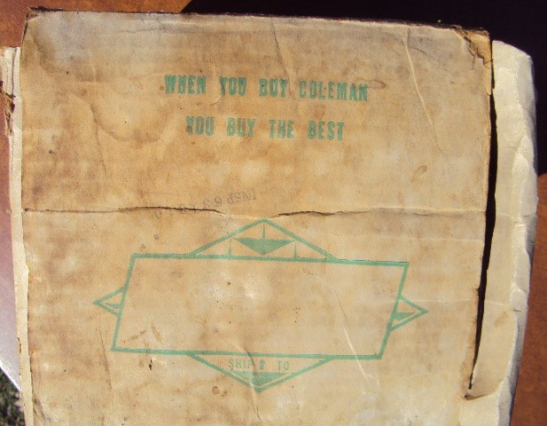 Vintage Coleman 502-952 Heat Drum 1966 in Original Box