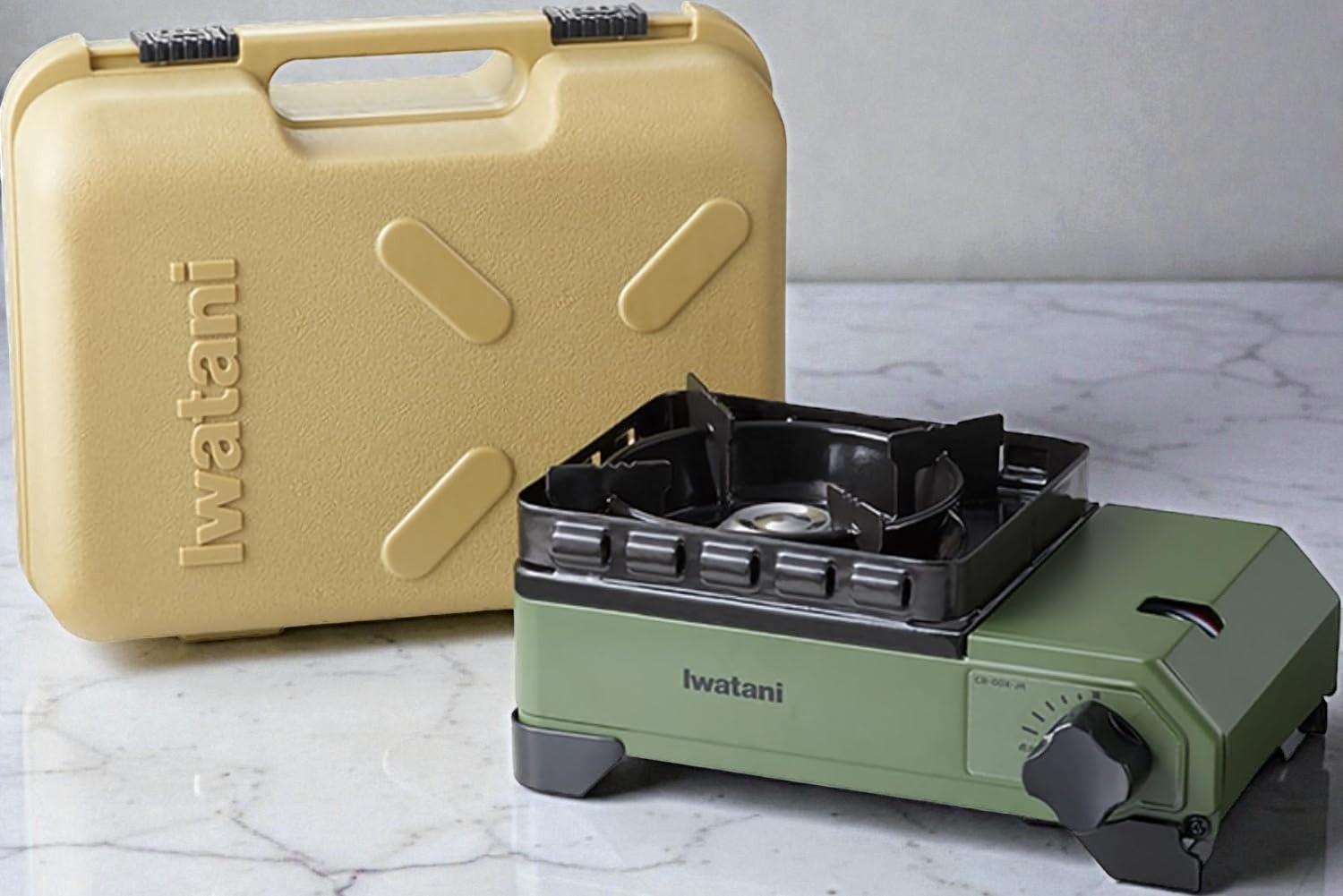 Iwatani Cassette Stove Tough Maru Jr Japan Olive Khaki Portable CB-ODX-JR-OL