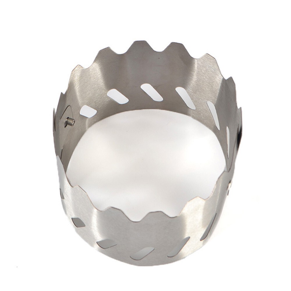 Stainless Steel Alcohol Stove Windshield Windscreen Burner Stand Outdoo Camping