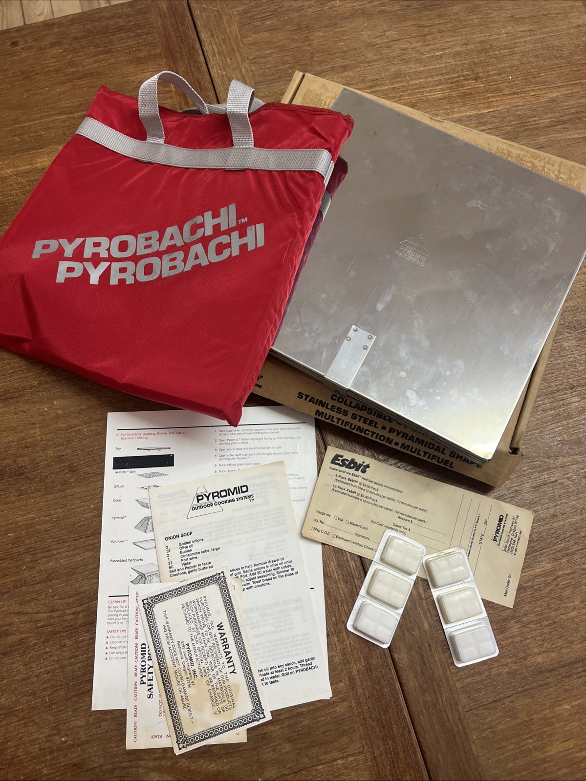 Pyromid’s Pyrobachi Outdoor Cooking System Stainless Stove Roaster Camping New